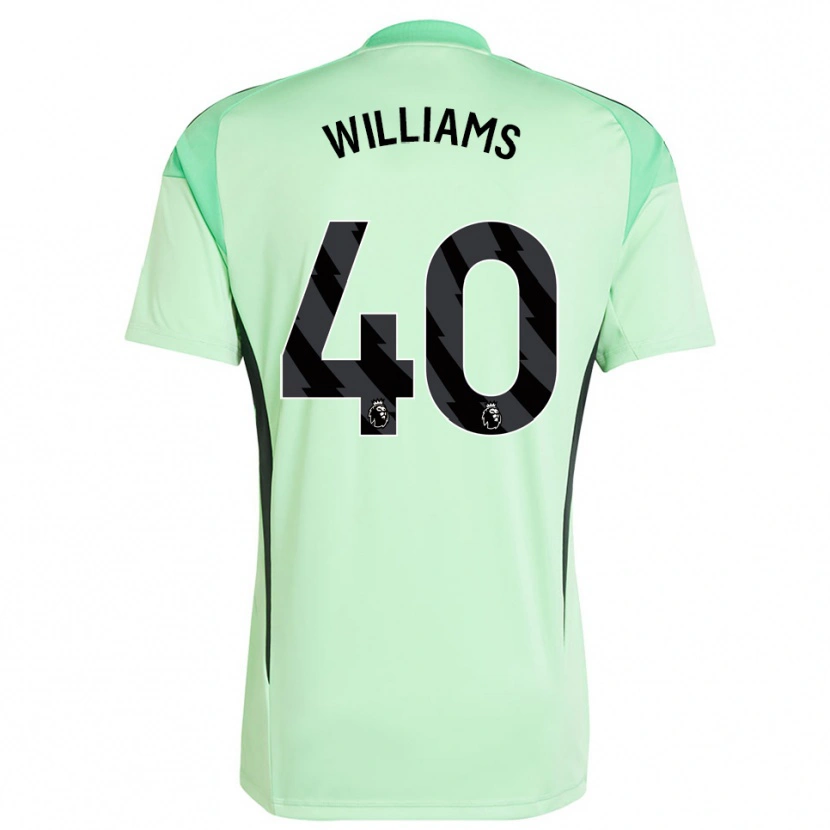 Danxen Kinder Naomi Williams #40 Trikot Hellgrün Schwarz Torwarttrikot 2025/26 Österreich