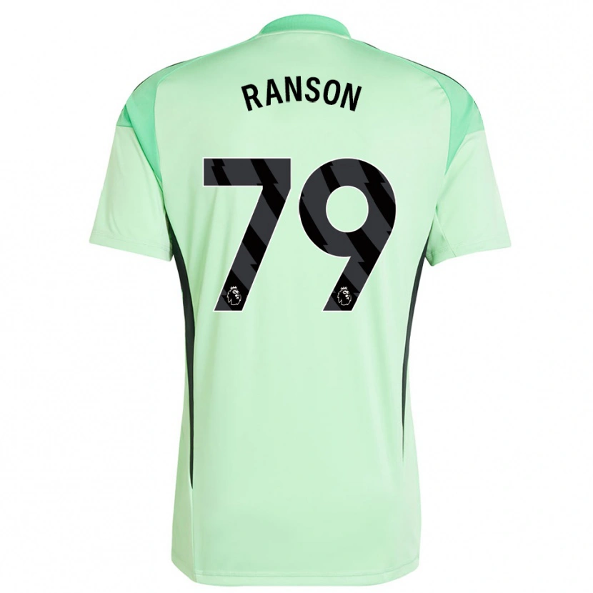 Danxen Kinder Khari Ranson #79 Trikot Hellgrün Schwarz Torwarttrikot 2025/26 Österreich