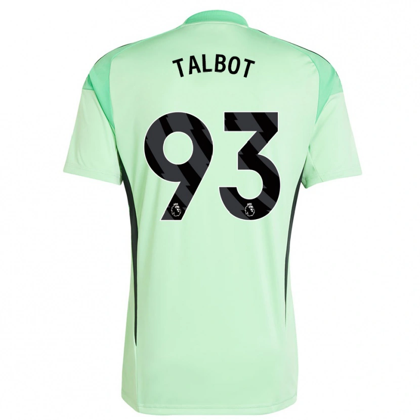 Danxen Kinder Jack Talbot #93 Trikot Hellgrün Schwarz Torwarttrikot 2025/26 Österreich