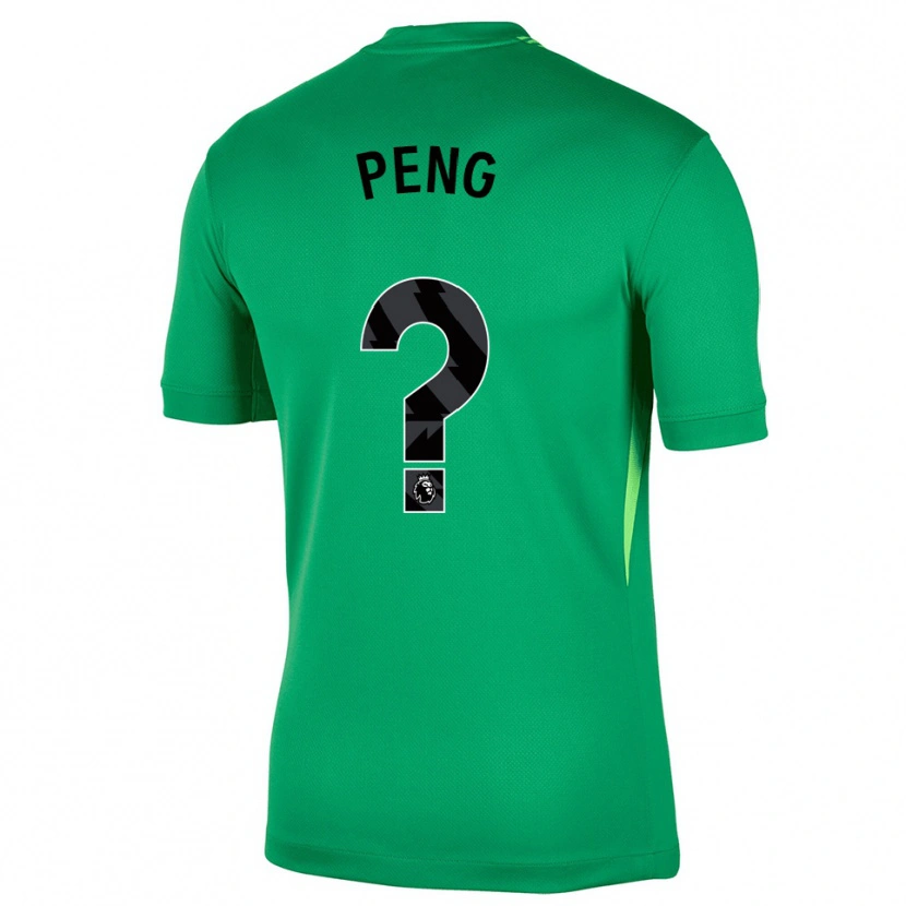 Danxen Kinder Livia Peng #0 Trikot Grün Schwarz Torwarttrikot 2025/26 Österreich