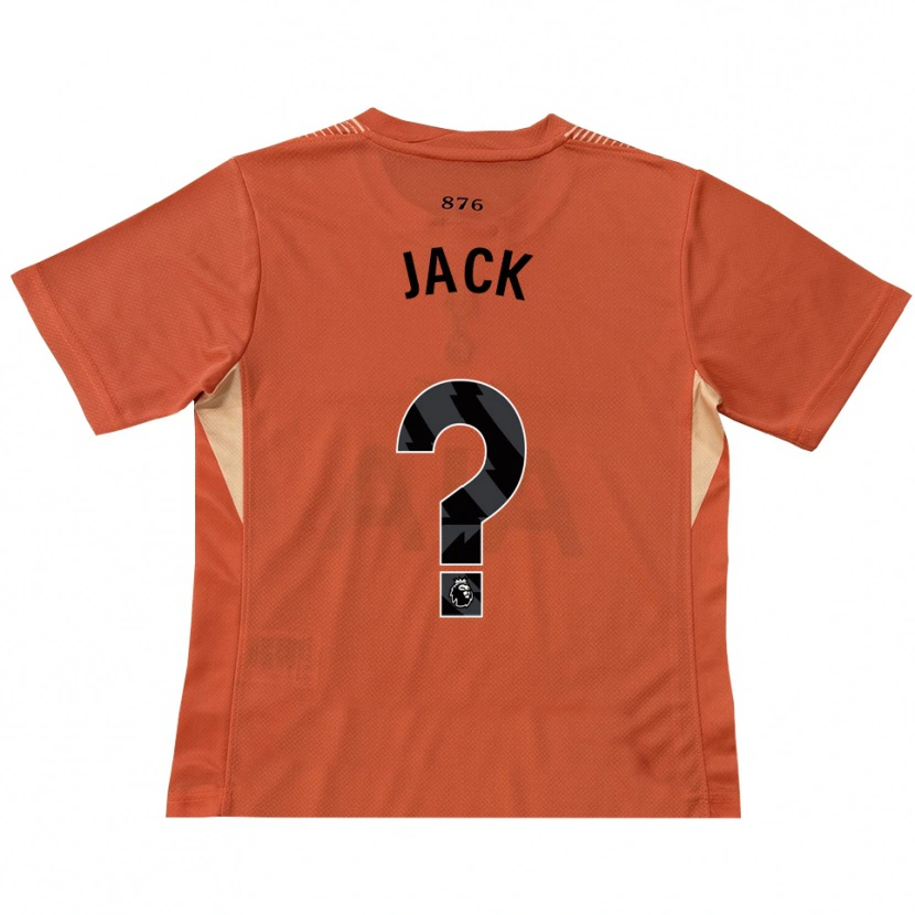 Danxen Kinder Mikel Jack #0 Trikot Orange Schwarz Torwarttrikot 2025/26 Österreich