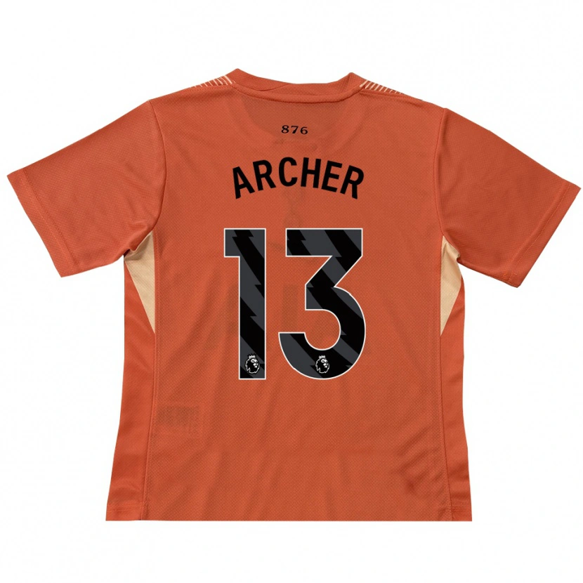 Danxen Kinder Samual Archer #13 Trikot Orange Schwarz Torwarttrikot 2025/26 Österreich