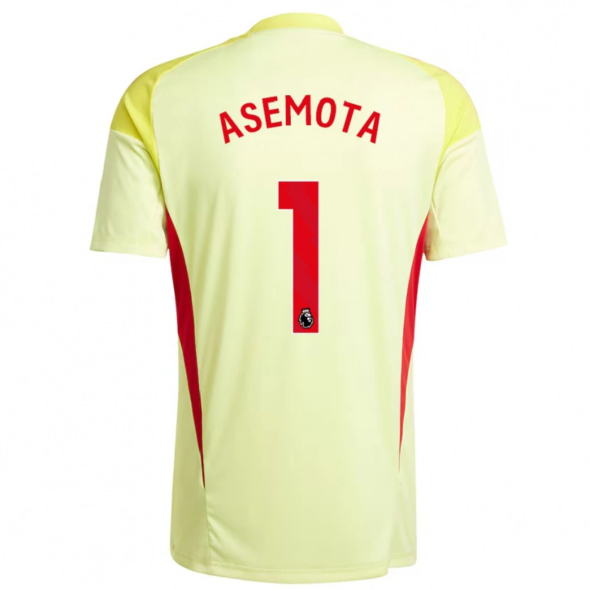 Danxen Kinder Owen Asemota #1 Trikot Hellgelb Torwarttrikot 2025/26 Österreich