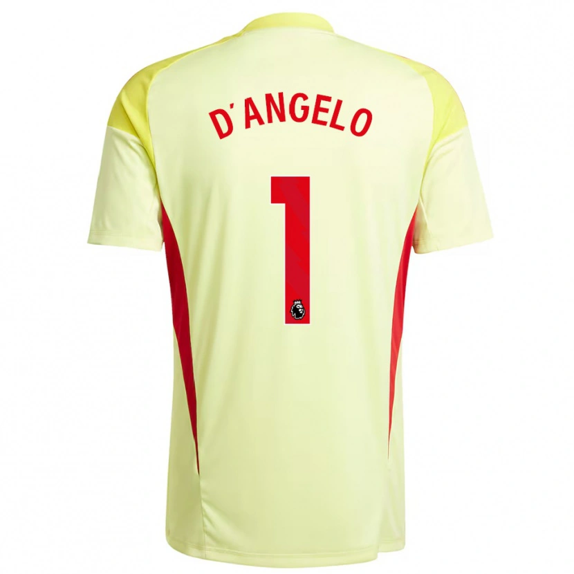 Danxen Kinder Sabrina D'angelo #1 Trikot Hellgelb Torwarttrikot 2025/26 Österreich