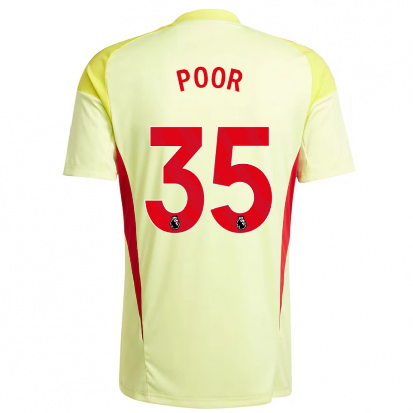 Danxen Kinder Sophia Poor #35 Trikot Hellgelb Torwarttrikot 2025/26 Österreich