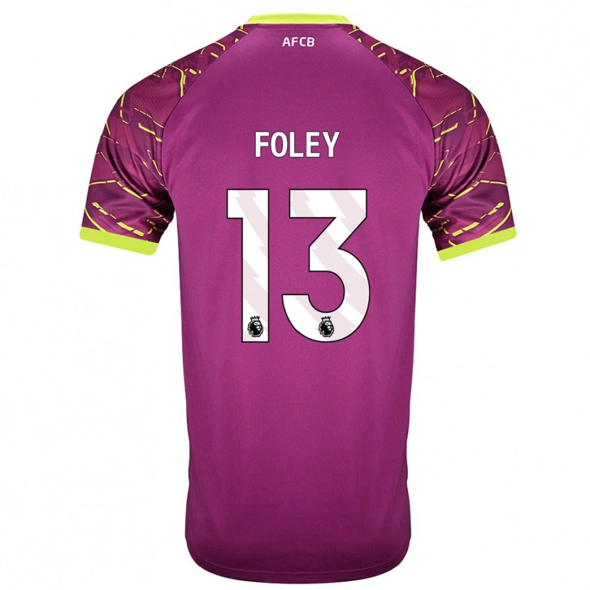 Danxen Kinder Erin Foley #13 Trikot Dunkles Magenta Torwarttrikot 2025/26 Österreich