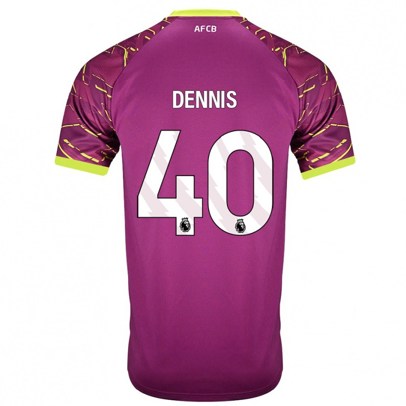 Danxen Kinder Will Dennis #40 Trikot Dunkles Magenta Torwarttrikot 2025/26 Österreich