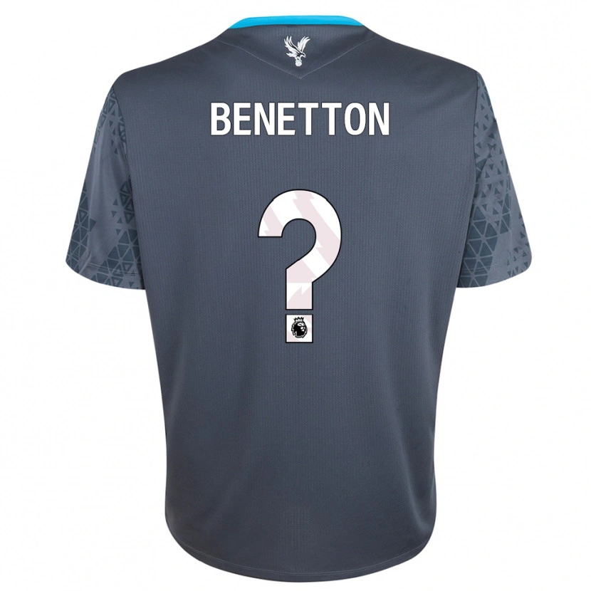 Danxen Kinder Lucca Benetton #0 Trikot Dunkelgrau Weiß Torwarttrikot 2025/26 Österreich