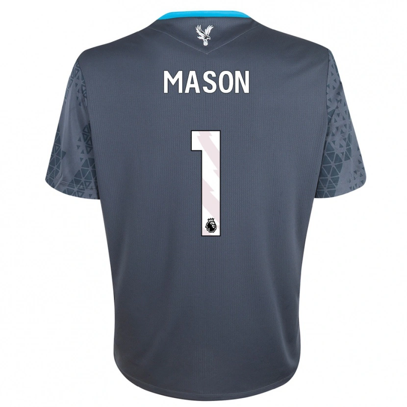Danxen Kinder Jack Mason #1 Trikot Dunkelgrau Weiß Torwarttrikot 2025/26 Österreich