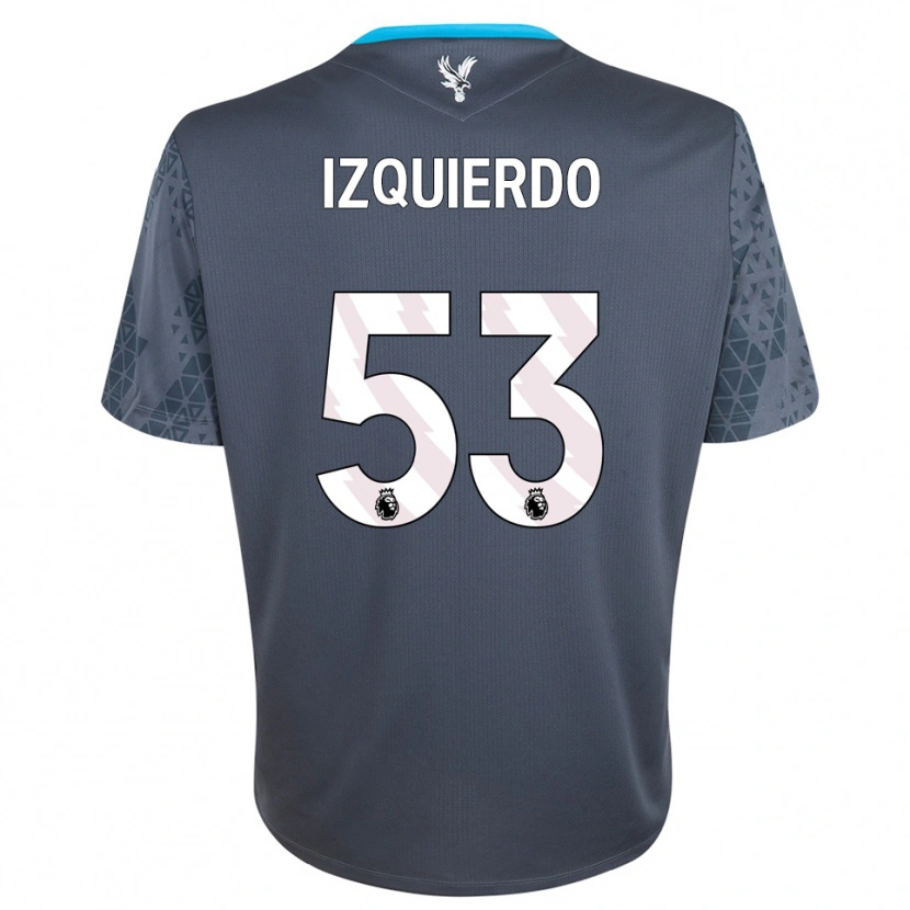 Danxen Kinder Jackson Izquierdo #53 Trikot Dunkelgrau Weiß Torwarttrikot 2025/26 Österreich