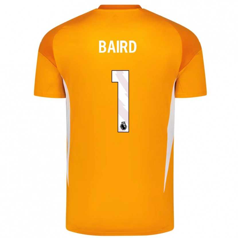 Danxen Kinder Alex Baird #1 Trikot Orange Weiß Torwarttrikot 2025/26 Österreich