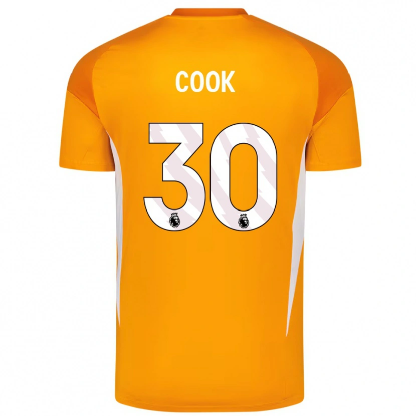 Danxen Kinder Robbie Cook #30 Trikot Orange Weiß Torwarttrikot 2025/26 Österreich