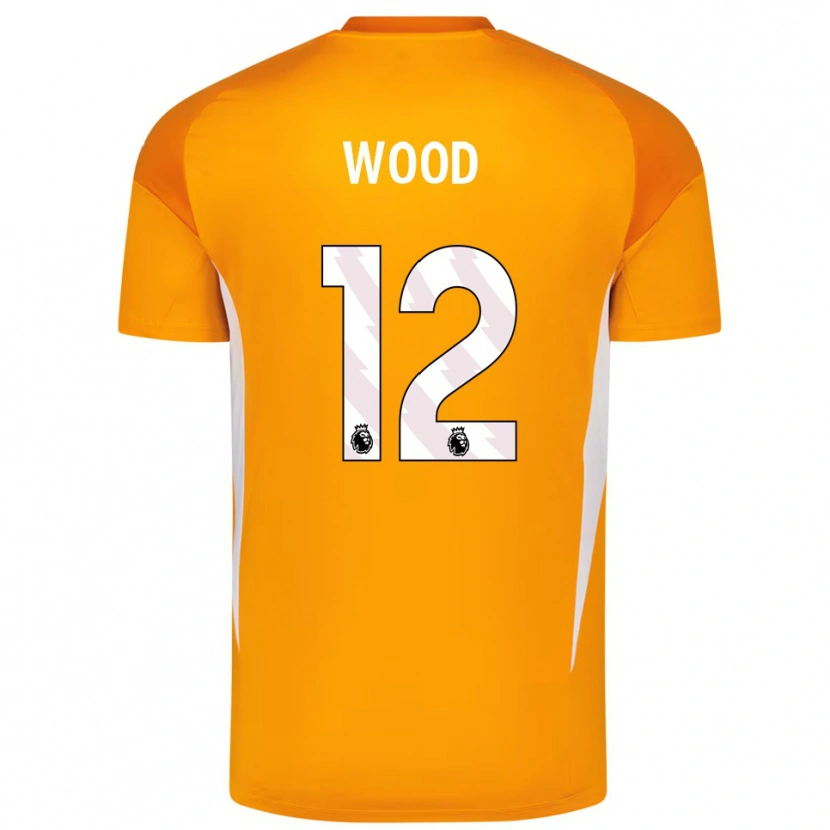 Danxen Kinder Oliver Wood #12 Trikot Orange Weiß Torwarttrikot 2025/26 Österreich