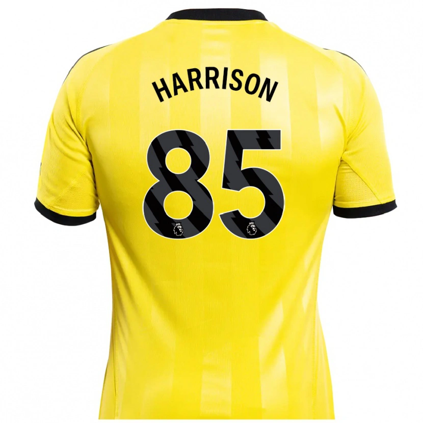 Danxen Kinder Adam Harrison #85 Trikot Gelb Schwarz Torwarttrikot 2025/26 Österreich