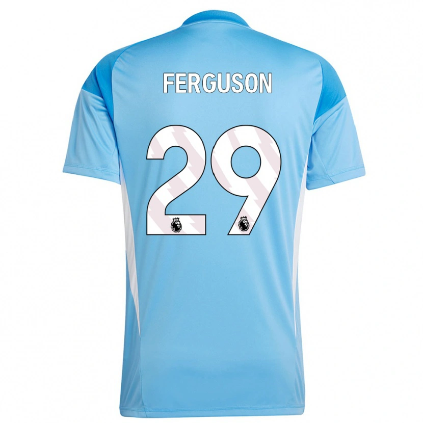 Danxen Kinder Georgie Ferguson #29 Trikot Blau Weiß Torwarttrikot 2025/26 Österreich