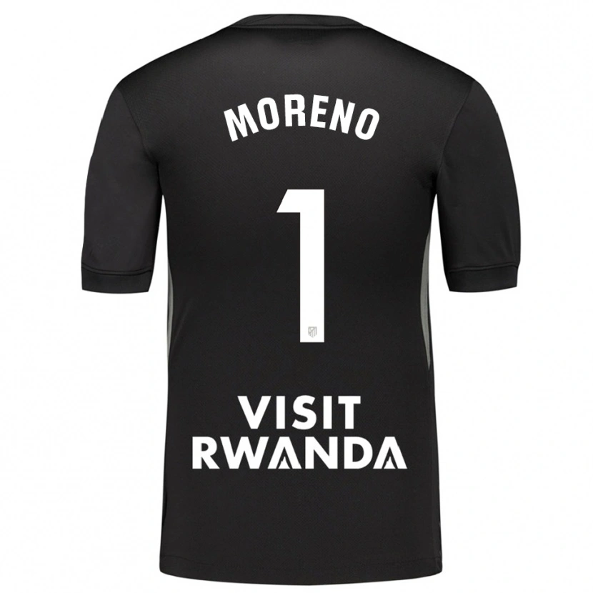 Danxen Kinder Álvaro Moreno #1 Trikot Schwarz Weiß Torwarttrikot 2025/26 Österreich