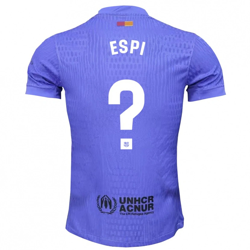 Danxen Kinder Pau Espi #0 Trikot Blau Schwarz Torwarttrikot 2025/26 Österreich
