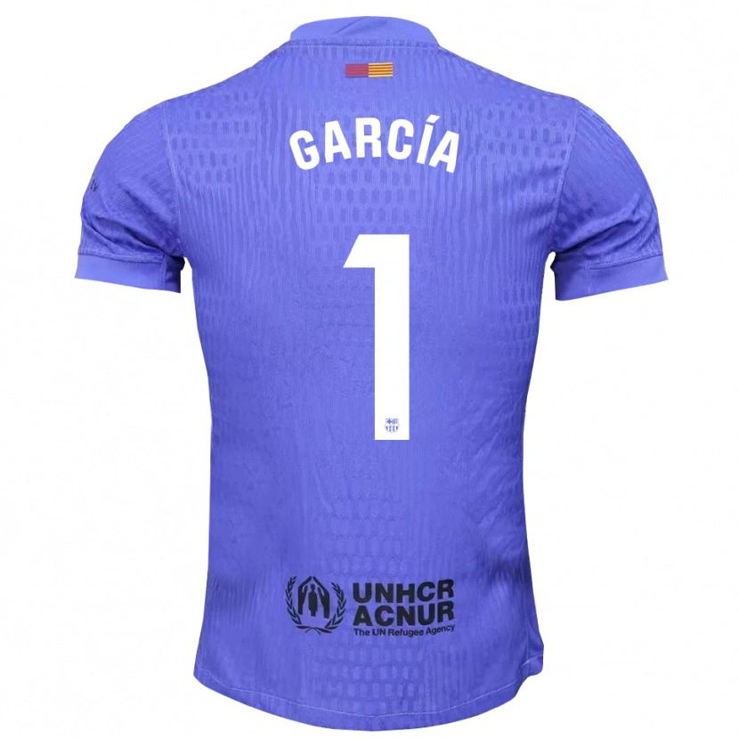 Danxen Kinder Joan García #1 Trikot Blau Schwarz Torwarttrikot 2025/26 Österreich