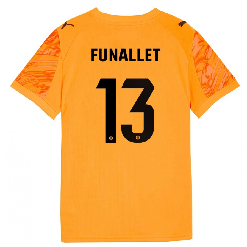 Danxen Kinder Pau Funallet #13 Trikot Orange Schwarz Torwarttrikot 2025/26 Österreich