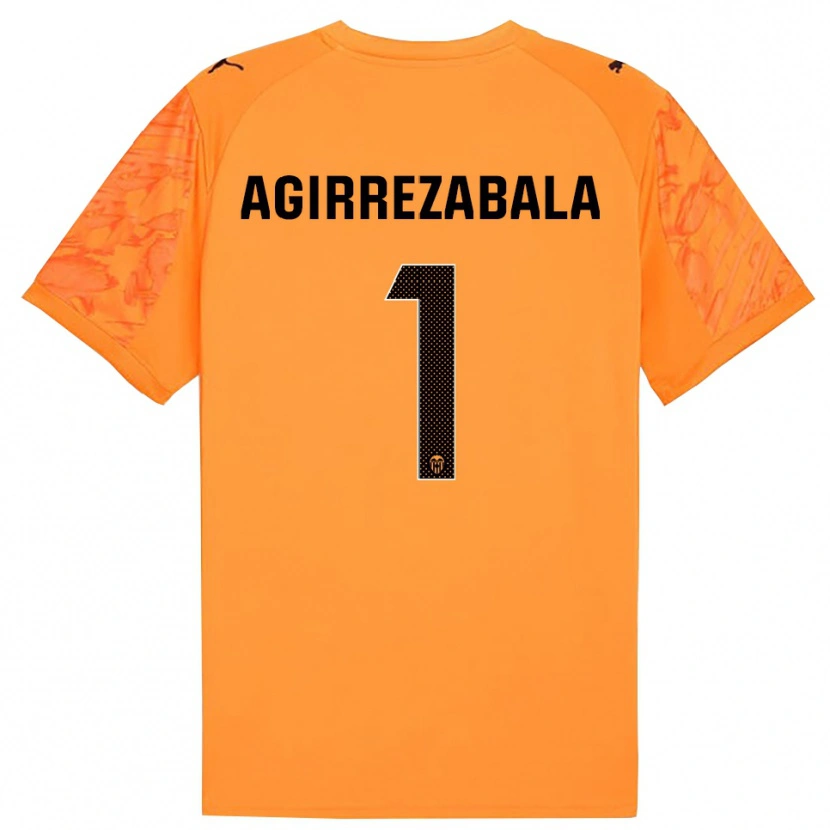 Danxen Kinder Julen Agirrezabala #1 Trikot Orange Schwarz Torwarttrikot 2025/26 Österreich