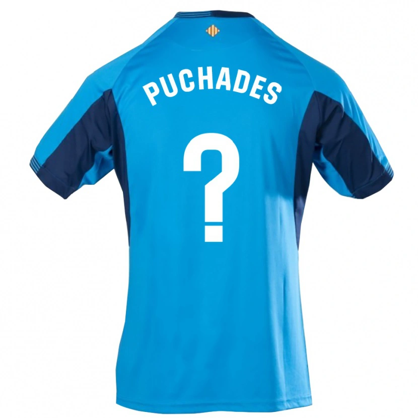 Danxen Kinder Fran Puchades #0 Trikot Blau Weiß Torwarttrikot 2025/26 Österreich