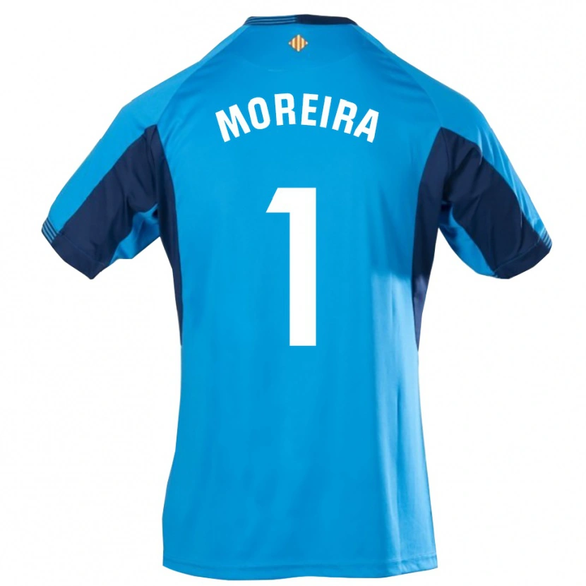 Danxen Kinder Yago Moreira #1 Trikot Blau Weiß Torwarttrikot 2025/26 Österreich