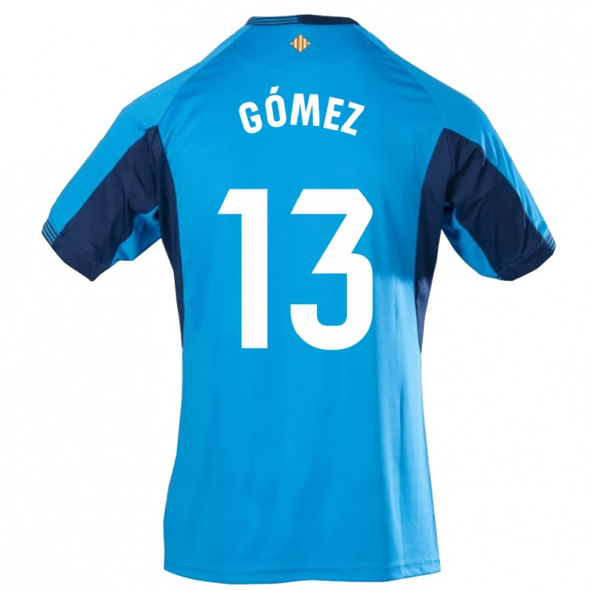 Danxen Kinder Rubén Gómez #13 Trikot Blau Weiß Torwarttrikot 2025/26 Österreich