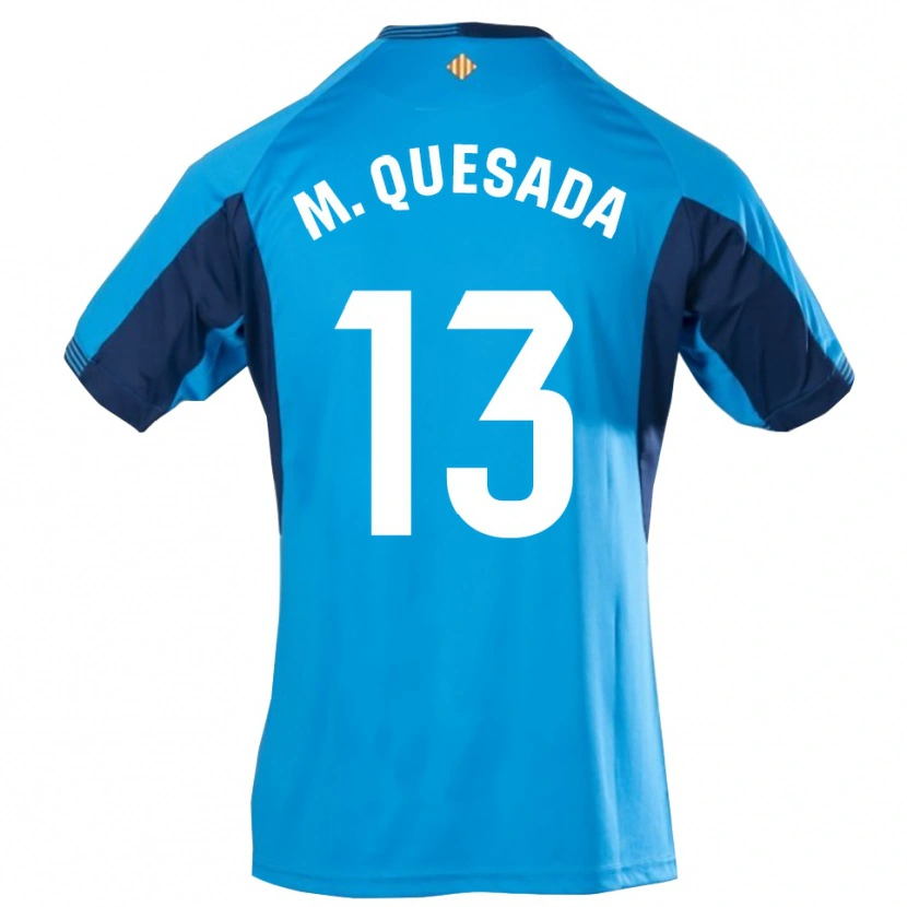 Danxen Kinder Montserrat Quesada Carrasco #13 Trikot Blau Weiß Torwarttrikot 2025/26 Österreich