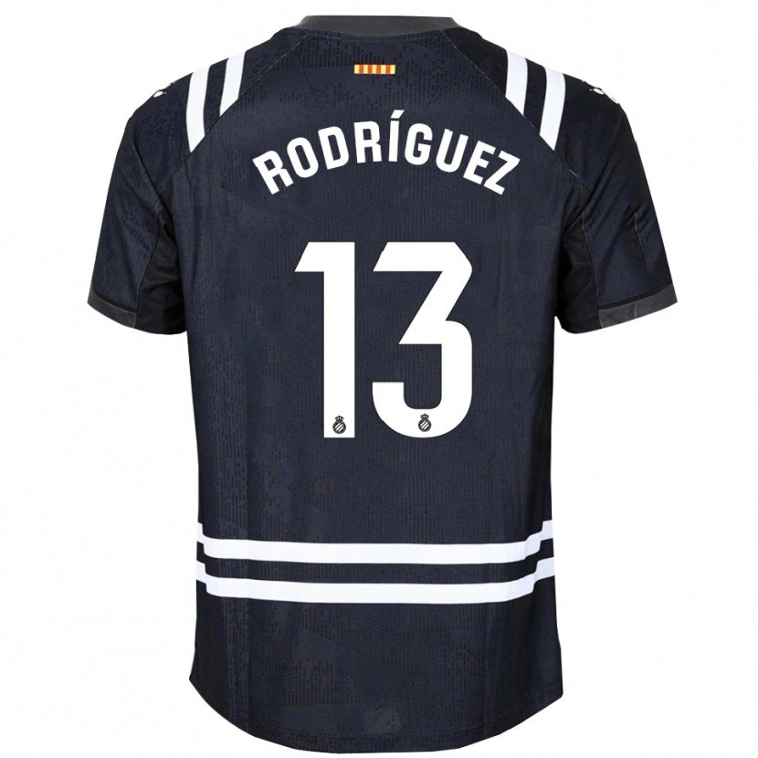 Danxen Kinder Joel Rodríguez #13 Trikot Schwarz Weiß Torwarttrikot 2025/26 Österreich