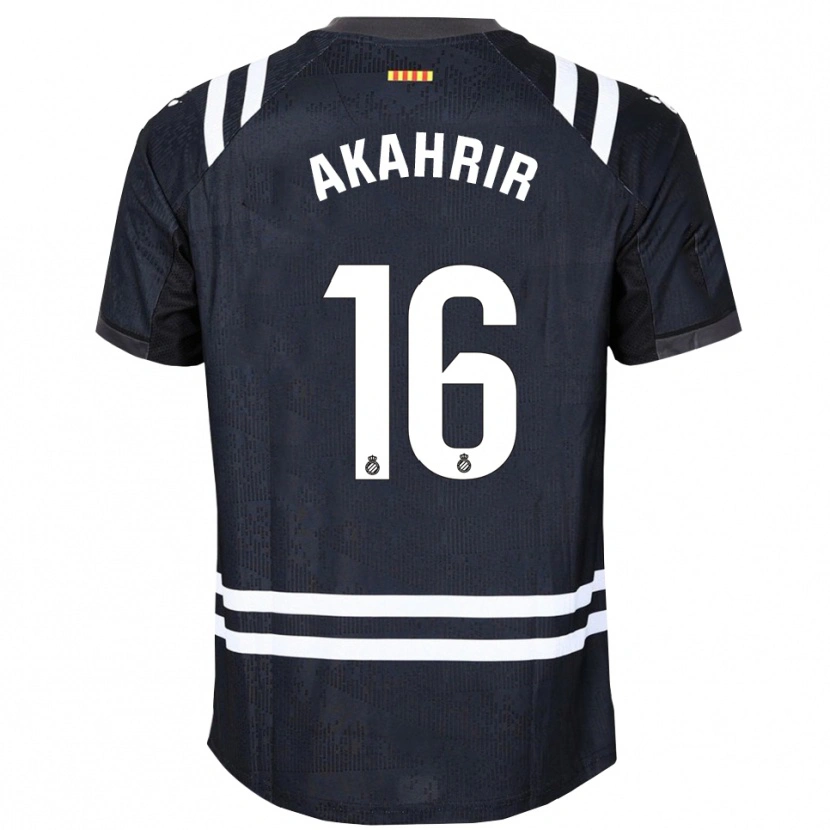Danxen Kinder Mohamed Akahrir #16 Trikot Schwarz Weiß Torwarttrikot 2025/26 Österreich