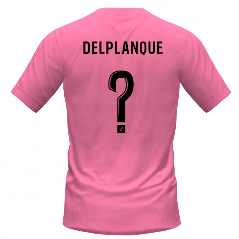 Danxen Kinder Gaël Delplanque #0 Trikot Pink Schwarz Torwarttrikot 2025/26 Österreich