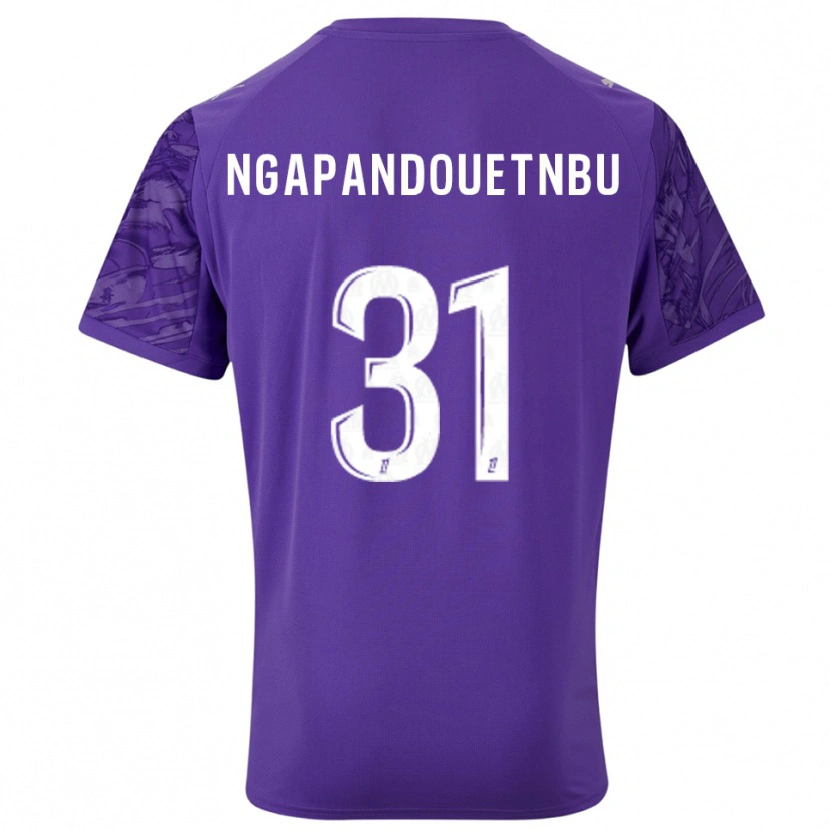 Danxen Kinder Simon Ngapandouetnbu #31 Trikot Violett Weiß Torwarttrikot 2025/26 Österreich