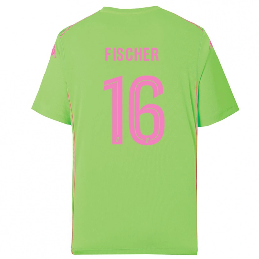 Danxen Kinder Jonathan Fischer #16 Trikot Blassgrün Torwarttrikot 2025/26 Österreich