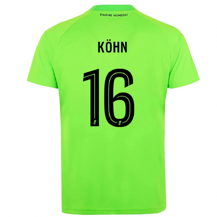 Danxen Kinder Philipp Köhn #16 Trikot Grün Schwarz Torwarttrikot 2025/26 Österreich