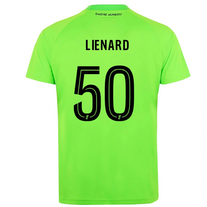 Danxen Kinder Yann Lienard #50 Trikot Grün Schwarz Torwarttrikot 2025/26 Österreich