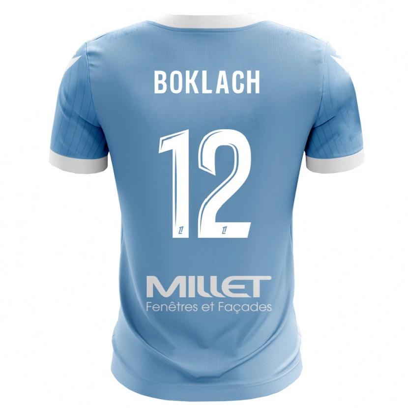 Danxen Kinder Kateryna Boklach #12 Trikot Hellhimmelblau Torwarttrikot 2025/26 Österreich