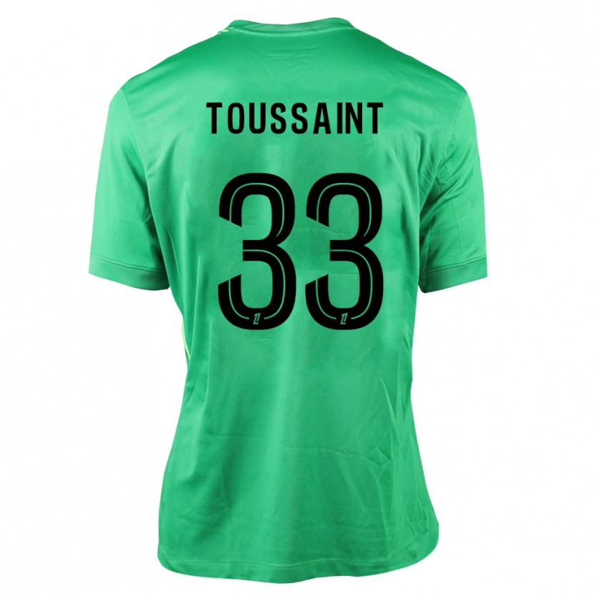 Danxen Kinder Océane Toussaint #33 Trikot Grün Schwarz Torwarttrikot 2025/26 Österreich