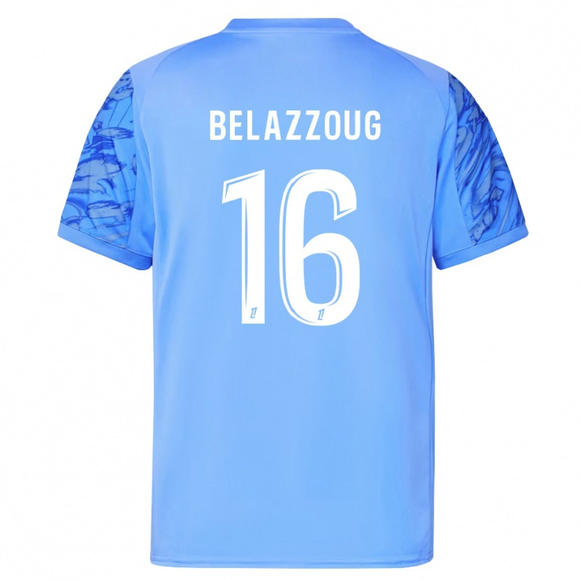 Danxen Kinder Kilian Belazzoug #16 Trikot Blau Weiß Torwarttrikot 2025/26 Österreich
