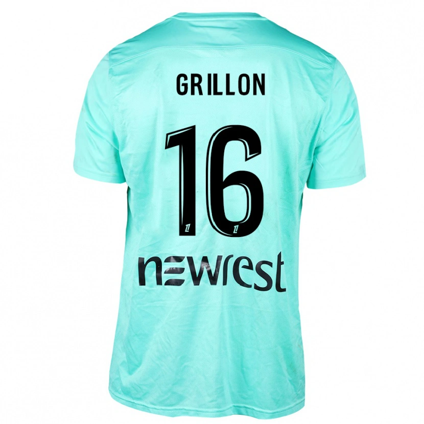 Danxen Kinder Gaëlle Grillon #16 Trikot Aqua Schwarz Torwarttrikot 2025/26 Österreich