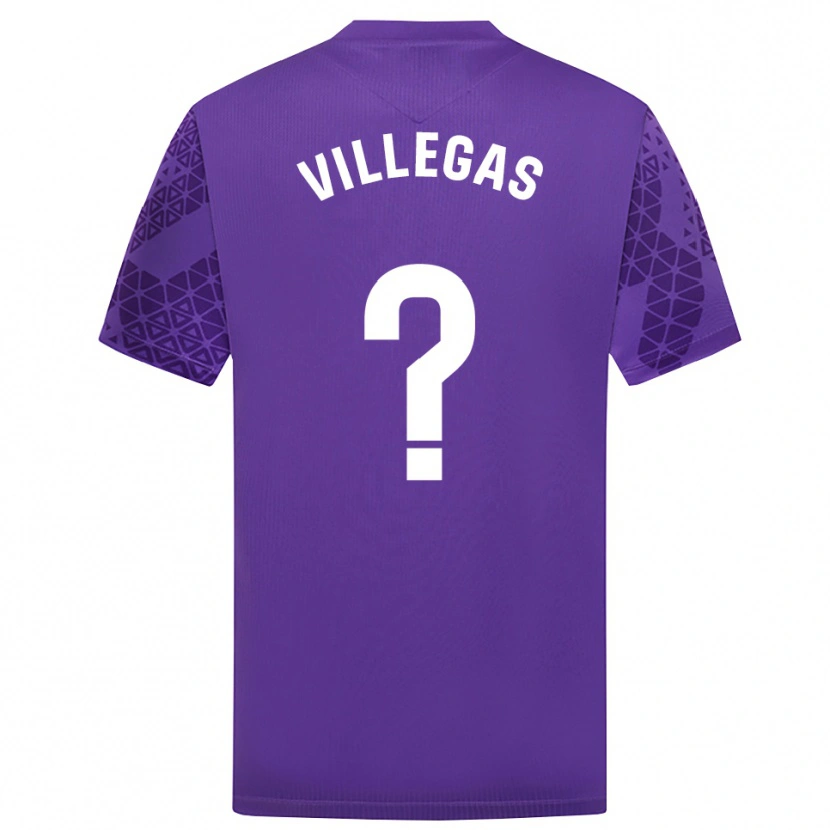 Danxen Kinder Sergio Villegas #0 Trikot Violett Weiß Torwarttrikot 2025/26 Österreich
