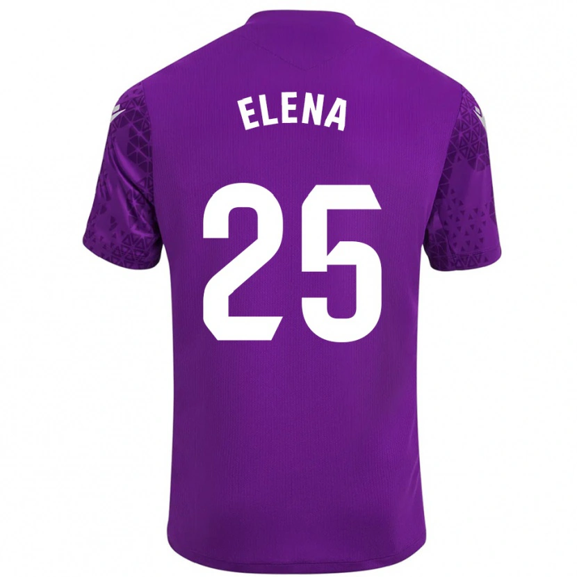 Danxen Kinder Elena Gómez Labrador #25 Trikot Dunkelviolett Weiß Torwarttrikot 2025/26 Österreich