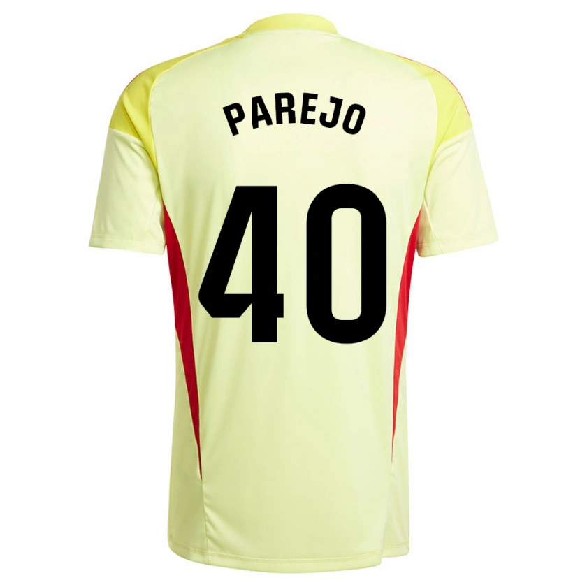 Danxen Kinder Jesús Parejo #40 Trikot Hellgelb Schwarz Torwarttrikot 2025/26 Österreich