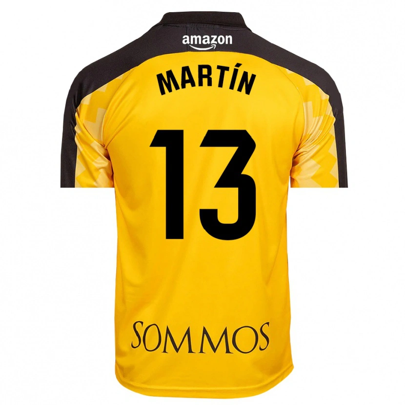 Danxen Kinder Dani Martín #13 Trikot Gelb Schwarz Torwarttrikot 2025/26 Österreich
