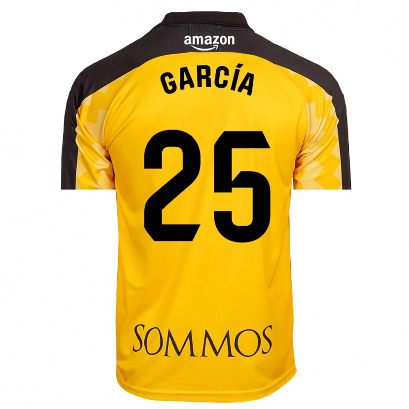 Danxen Kinder Jaime García #25 Trikot Gelb Schwarz Torwarttrikot 2025/26 Österreich