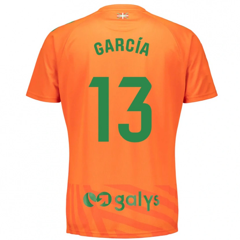 Danxen Kinder Jon García #13 Trikot Orange Grün Torwarttrikot 2025/26 Österreich