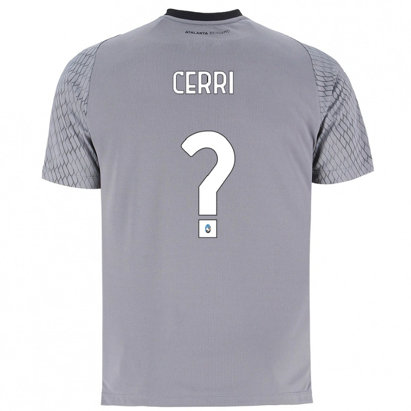 Danxen Kinder Jacopo Cerri #0 Trikot Grau Blau Rot Torwarttrikot 2025/26 Österreich