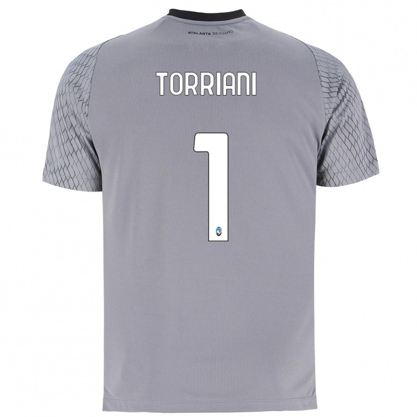 Danxen Kinder Andrea Torriani #1 Trikot Grau Blau Rot Torwarttrikot 2025/26 Österreich