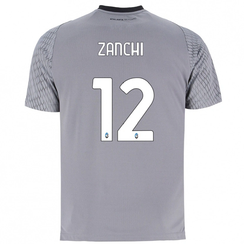 Danxen Kinder Edoardo Zanchi #12 Trikot Grau Blau Rot Torwarttrikot 2025/26 Österreich