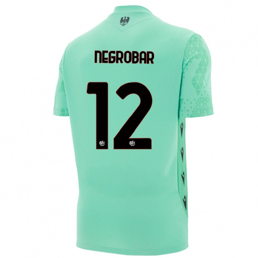 Danxen Kinder Lucas Negrobar #12 Trikot Mint Blau Schwarz Torwarttrikot 2025/26 Österreich