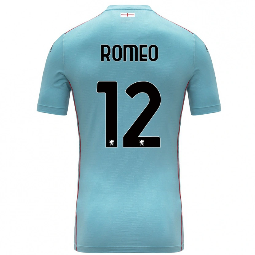 Danxen Kinder Emanuele Romeo #12 Trikot Blau Grau Torwarttrikot 2025/26 Österreich